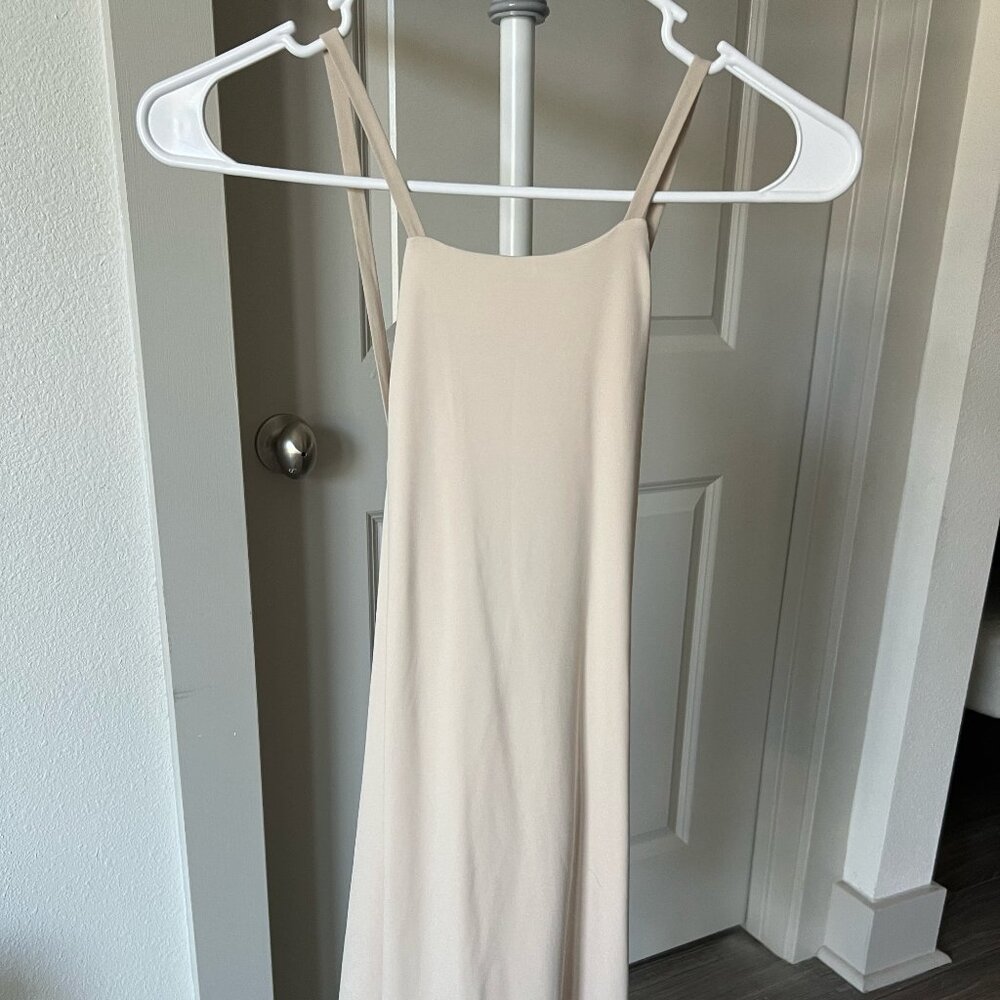Madewell MWL Cream Colored Exercise Dress, Size S